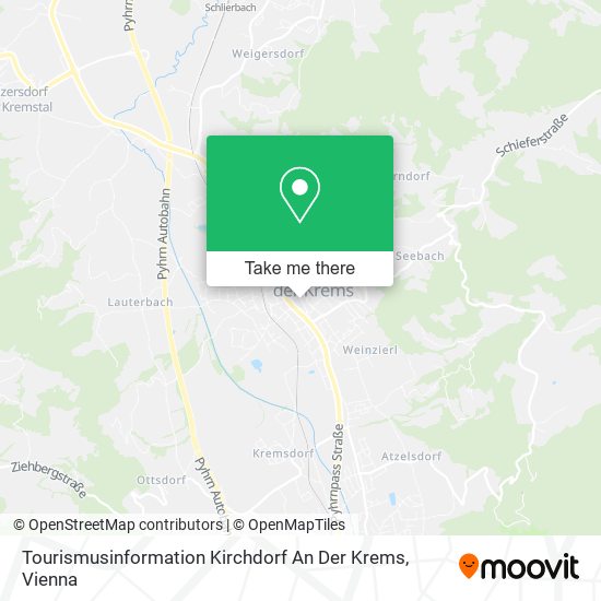 Tourismusinformation Kirchdorf An Der Krems map