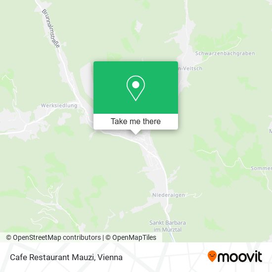 Cafe Restaurant Mauzi map