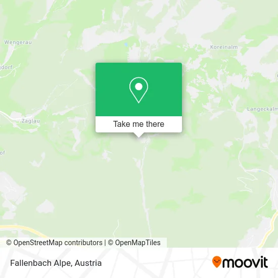 Fallenbach Alpe map
