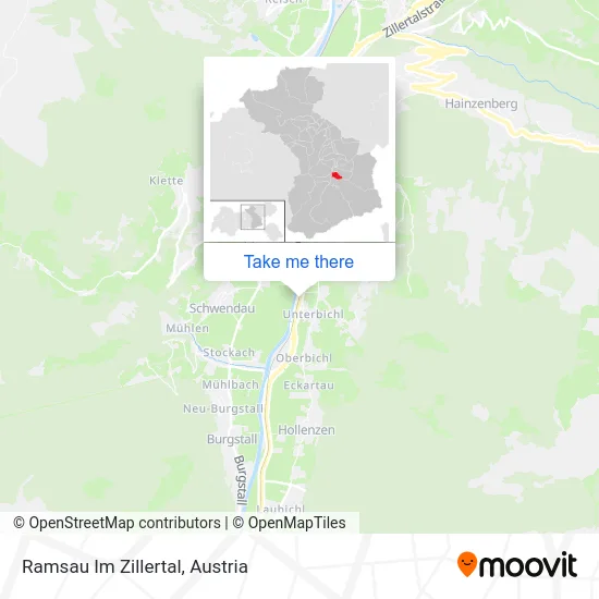 Ramsau Im Zillertal map