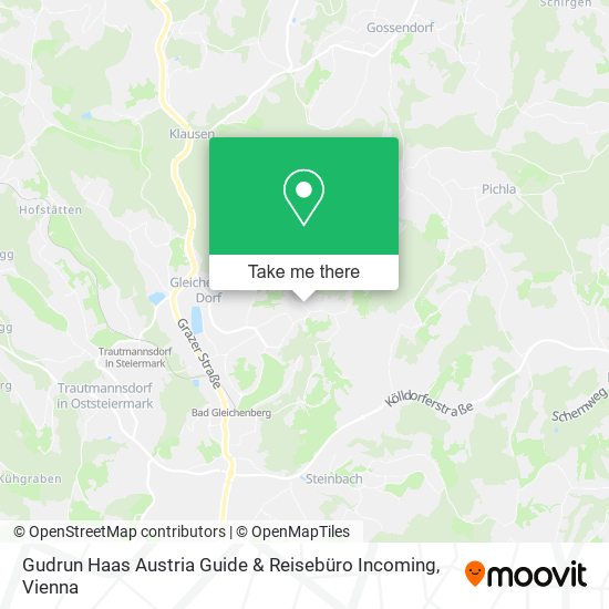 Gudrun Haas Austria Guide & Reisebüro Incoming map