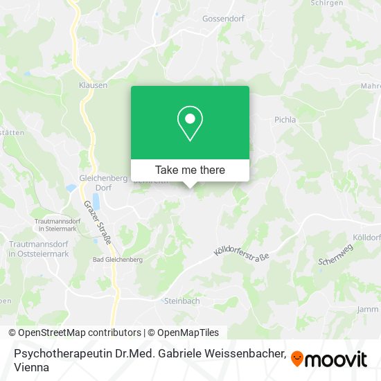 Psychotherapeutin Dr.Med. Gabriele Weissenbacher map