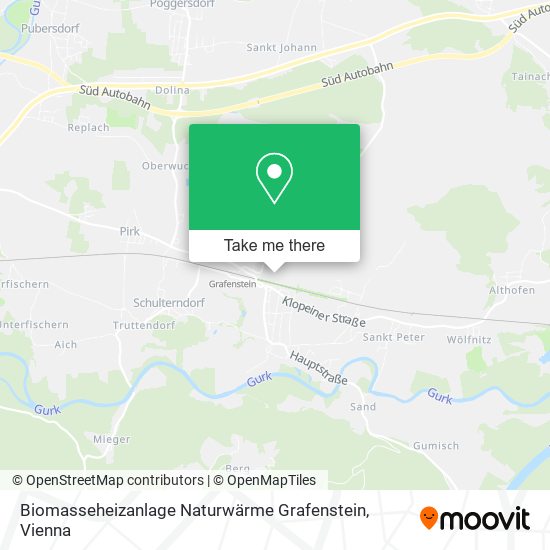 Biomasseheizanlage Naturwärme Grafenstein map