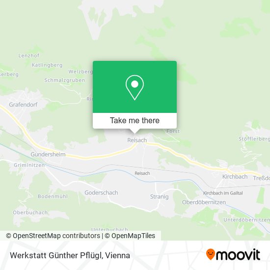 Werkstatt Günther Pflügl map