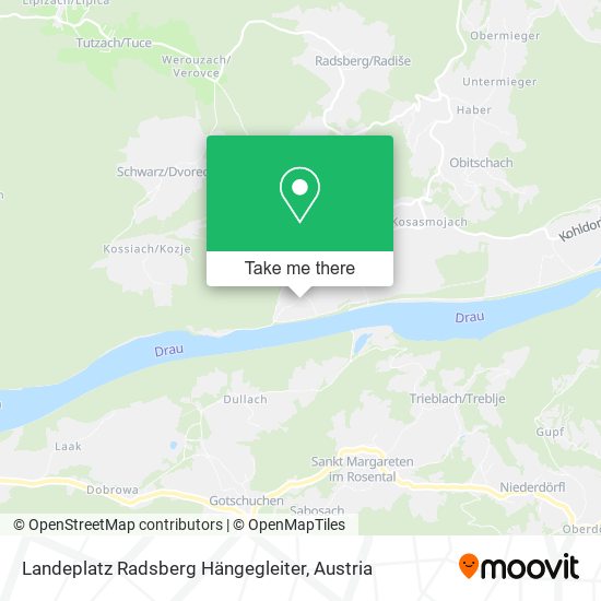 Landeplatz Radsberg Hängegleiter map