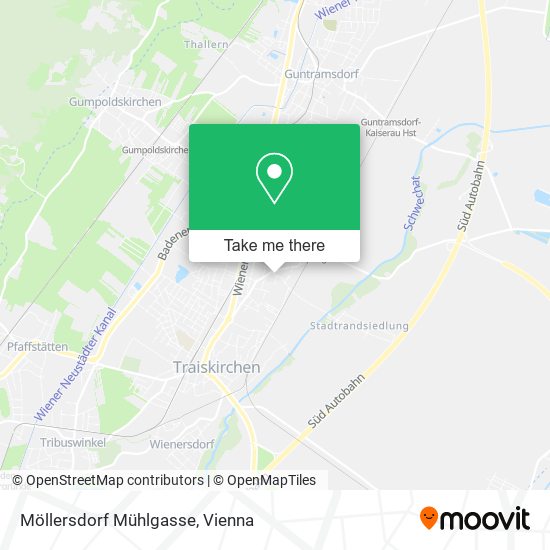 Möllersdorf Mühlgasse map