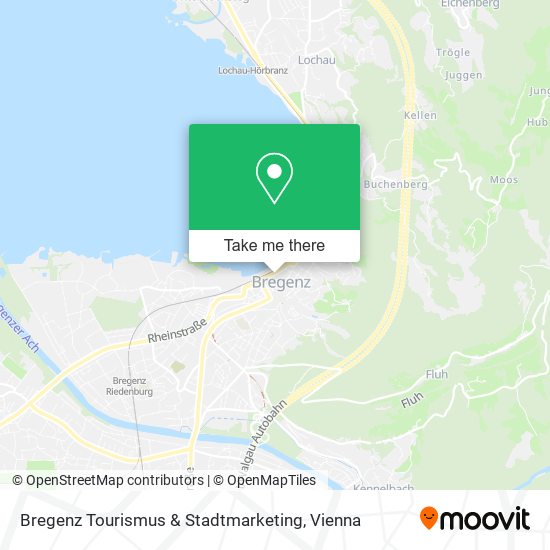 Bregenz Tourismus & Stadtmarketing map