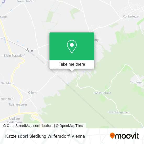 Katzelsdorf Siedlung Wilfersdorf map