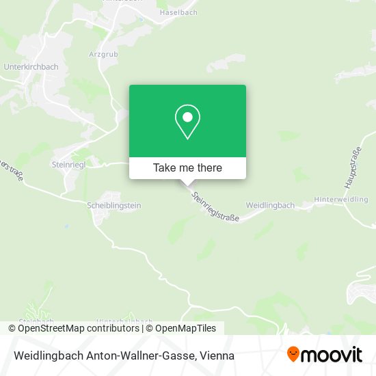 Weidlingbach Anton-Wallner-Gasse map