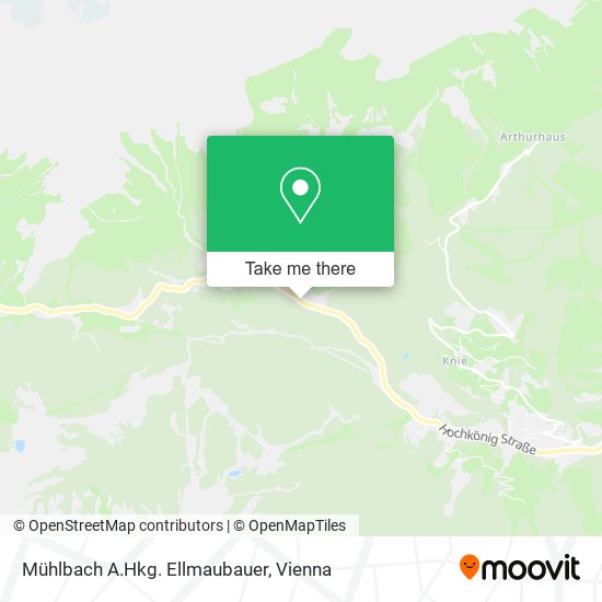 Mühlbach A.Hkg. Ellmaubauer map
