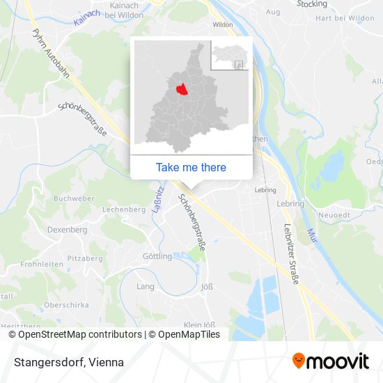 Stangersdorf map