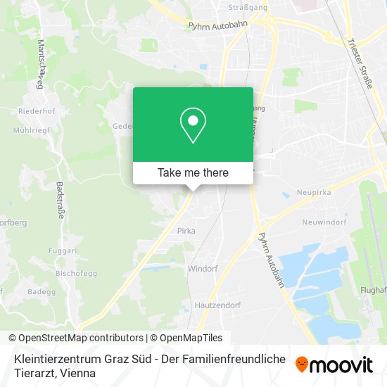 Kleintierzentrum Graz Süd - Der Familienfreundliche Tierarzt map