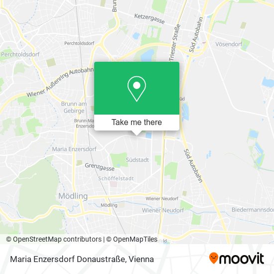 Maria Enzersdorf Donaustraße map