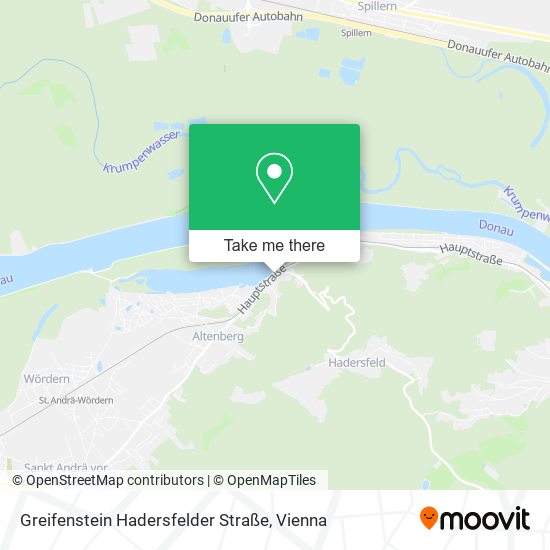 Greifenstein Hadersfelder Straße map