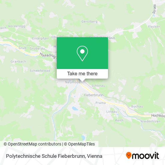 Polytechnische Schule Fieberbrunn map