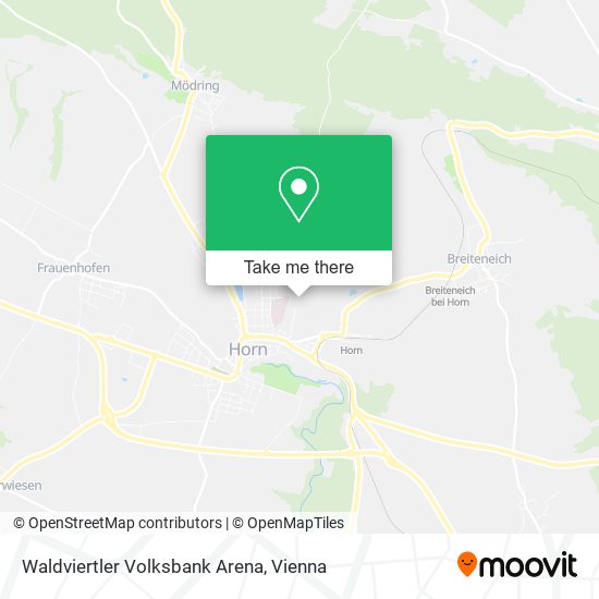 Waldviertler Volksbank Arena map