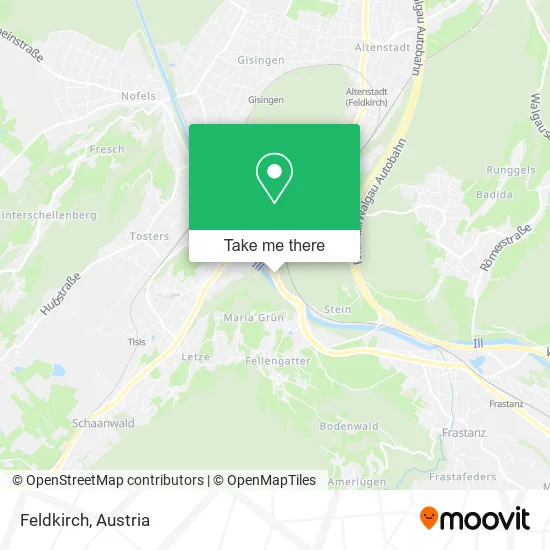 Feldkirch map