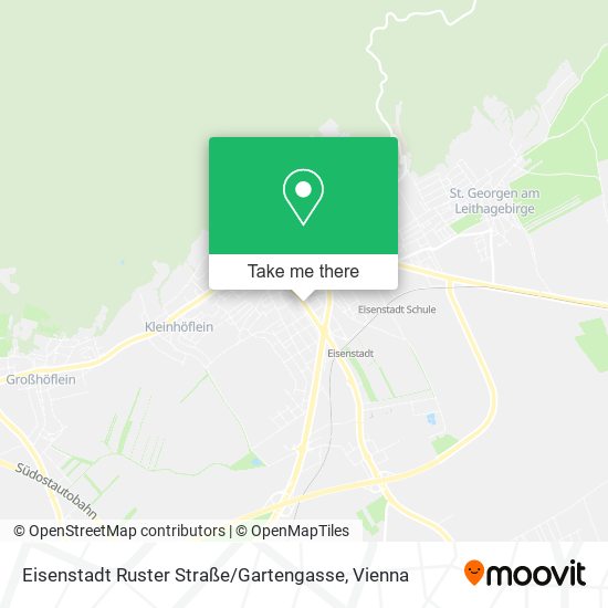 Eisenstadt Ruster Straße / Gartengasse map