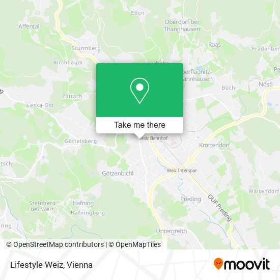 Lifestyle Weiz map