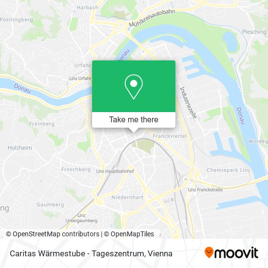 Caritas Wärmestube - Tageszentrum map