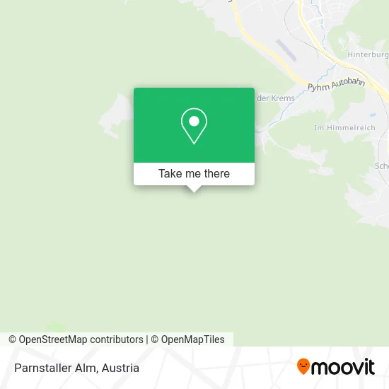Parnstaller Alm map