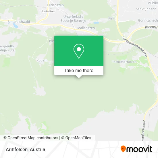 Arihfelsen map