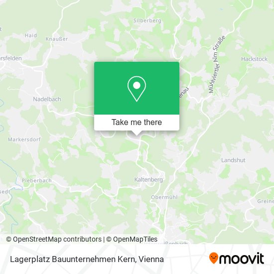 Lagerplatz Bauunternehmen Kern map