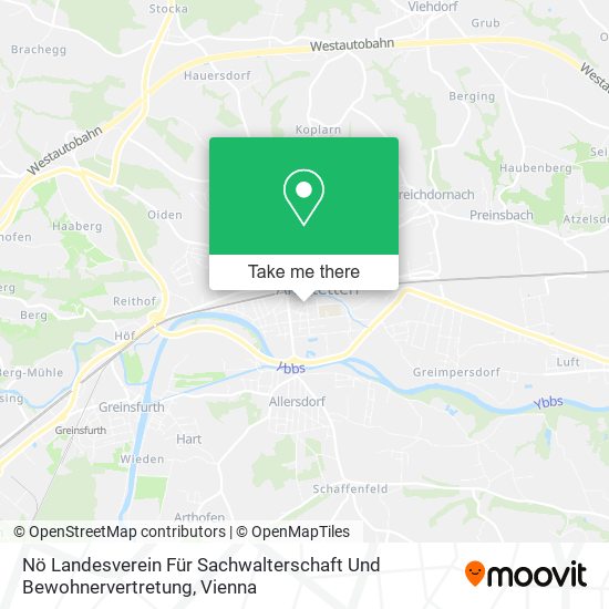 Nö Landesverein Für Sachwalterschaft Und Bewohnervertretung map