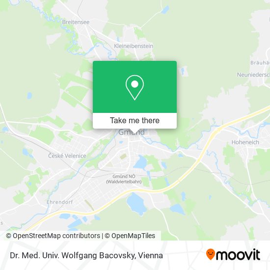 Dr. Med. Univ. Wolfgang Bacovsky map