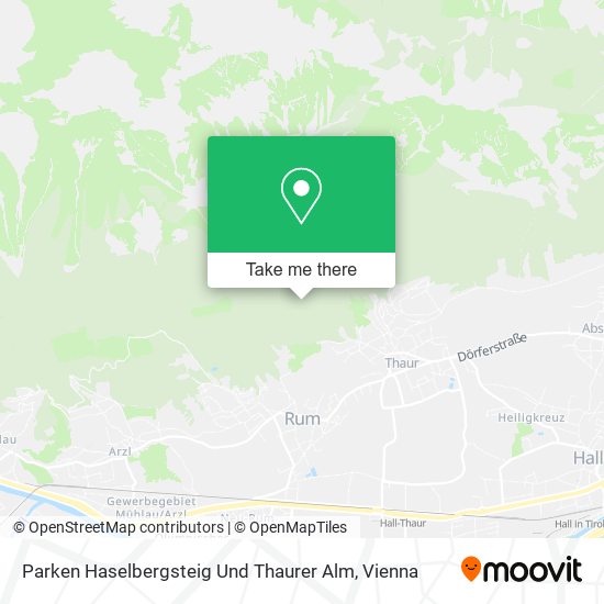 Parken Haselbergsteig Und Thaurer Alm map