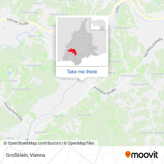 Großklein map