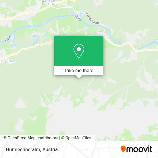 Humlechneralm map