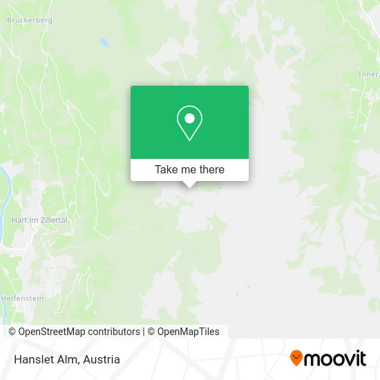Hanslet Alm map