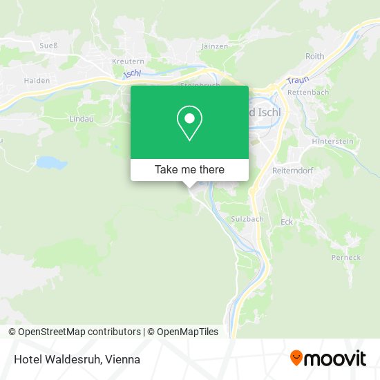 Hotel Waldesruh map