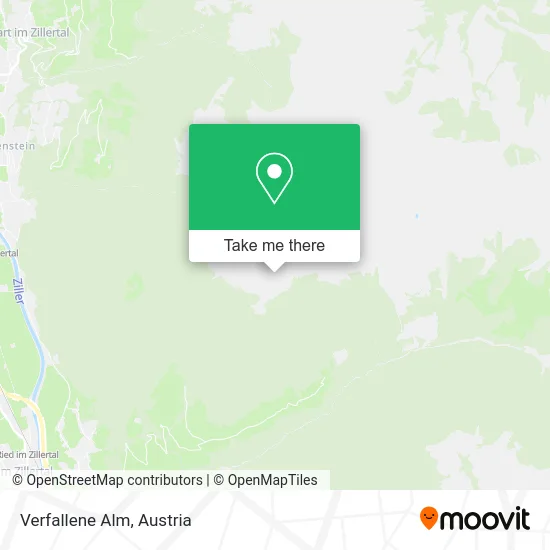 Verfallene Alm map