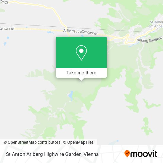 St Anton Arlberg Highwire Garden map