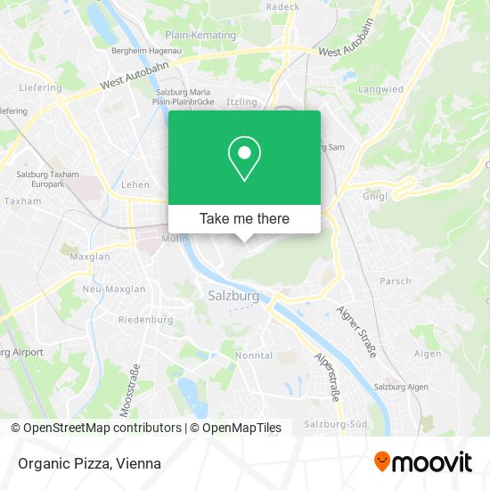 Organic Pizza map