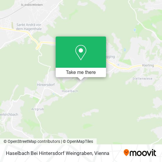 Haselbach Bei Hintersdorf Weingraben map