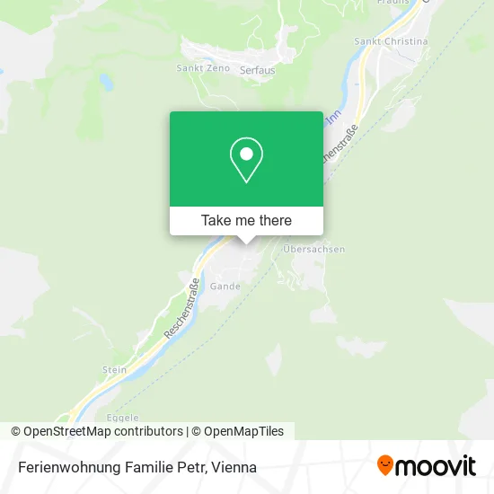 Ferienwohnung Familie Petr map