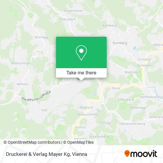 Druckerei & Verlag Mayer Kg map