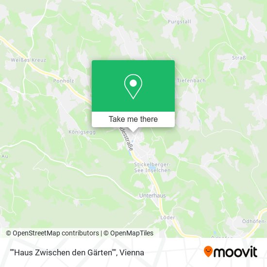 ""Haus Zwischen den Gärten"" map