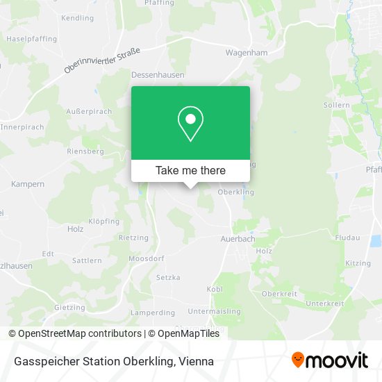 Gasspeicher Station Oberkling map
