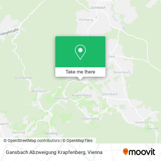 Gansbach Abzweigung Krapfenberg map