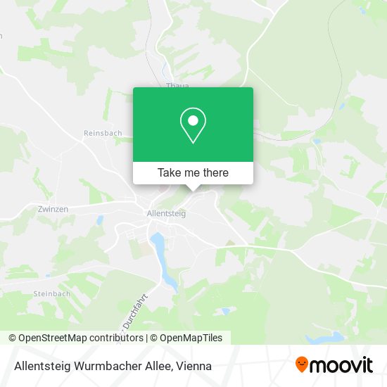 Allentsteig Wurmbacher Allee map