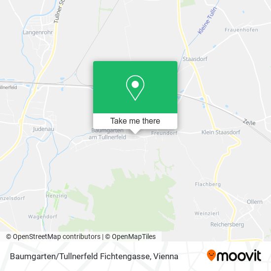 Baumgarten / Tullnerfeld Fichtengasse map