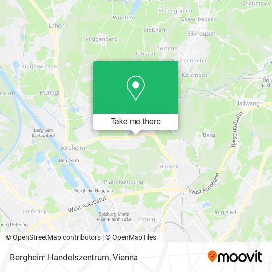 Bergheim Handelszentrum map