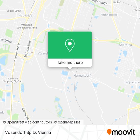 Vösendorf Spitz map