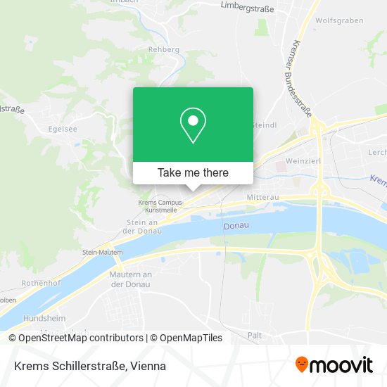 Krems Schillerstraße map