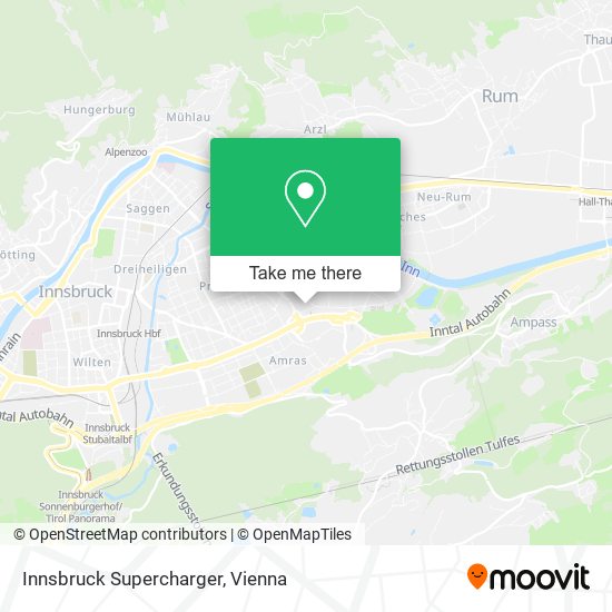 Innsbruck Supercharger map