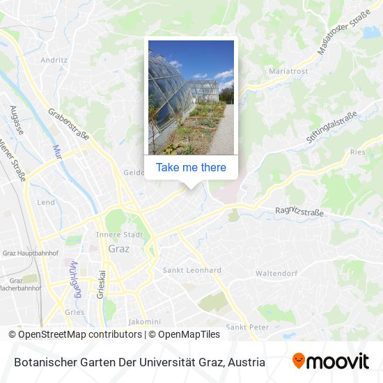 Botanischer Garten Der Universität Graz map